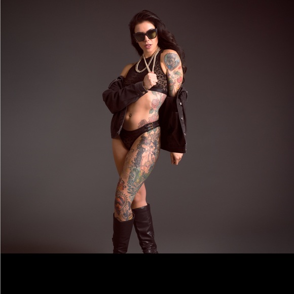 Yandy 2 piece black leopard print lingerie - Picture 1 of 7